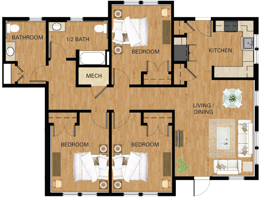 Suite A Floorplan